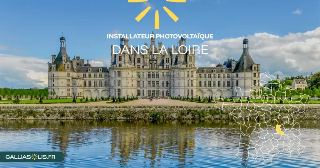 Panneaux solaires dans la Loire