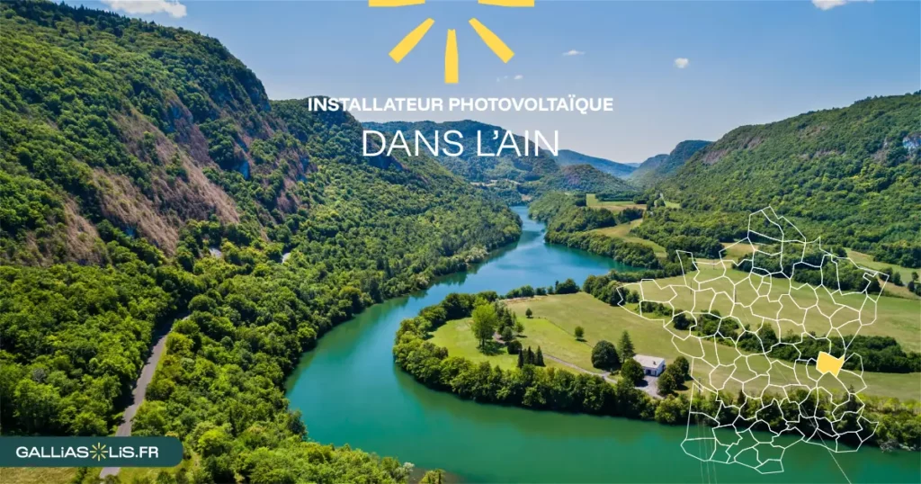 Panneaux solaires dans l'Ain