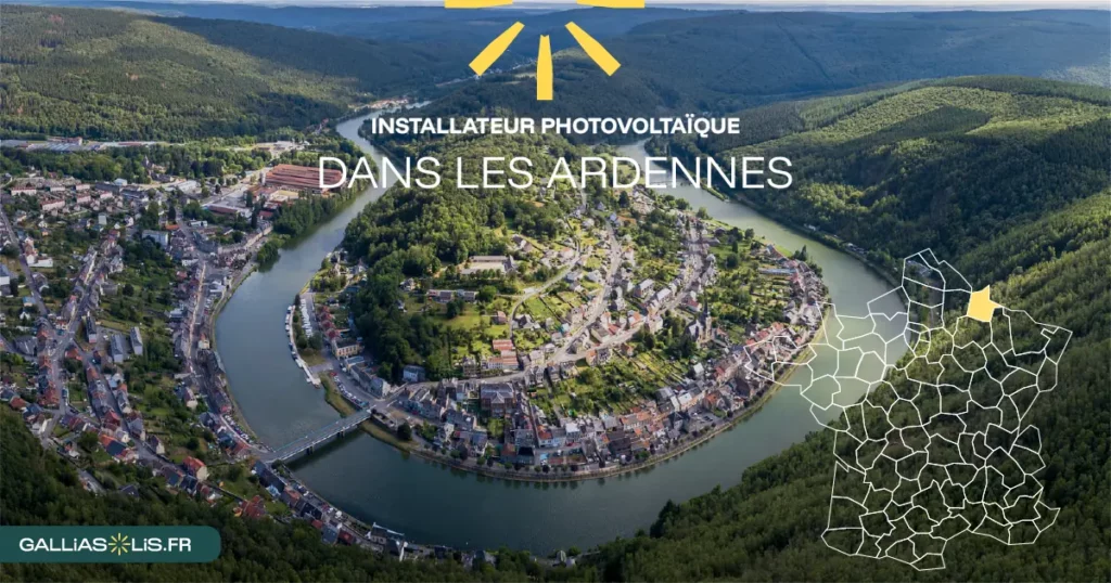 Panneaux solaires dans les Ardennes