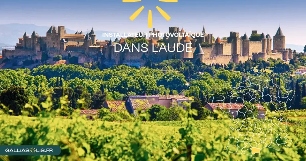 Panneaux solaires dans l'Aude