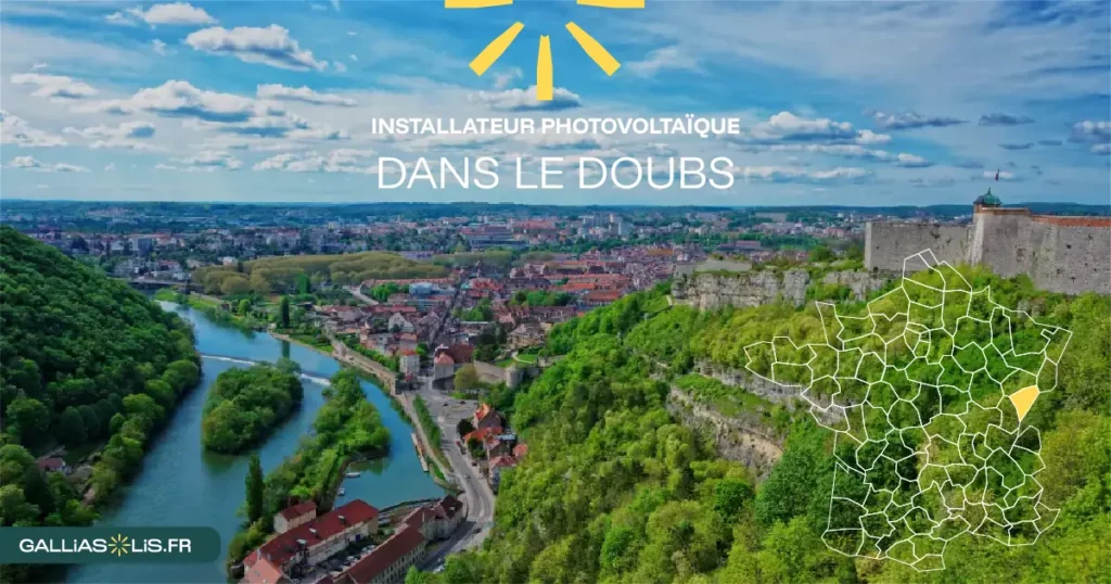 Panneaux solaires dans le Doubs