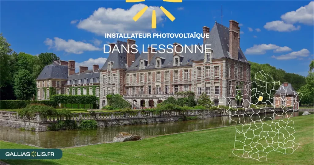 Panneaux solaires dans l'Essonne