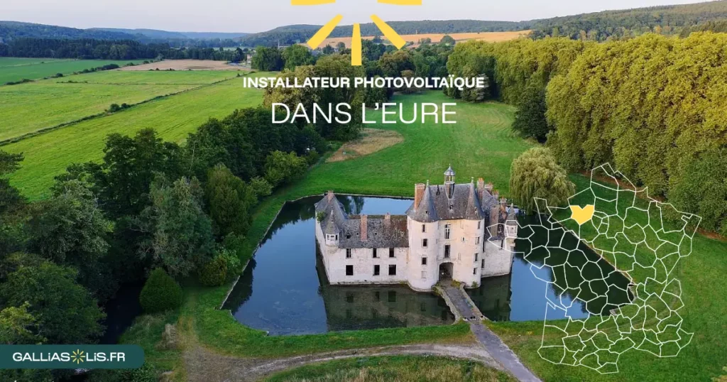 Panneaux solaires dans l'Eure