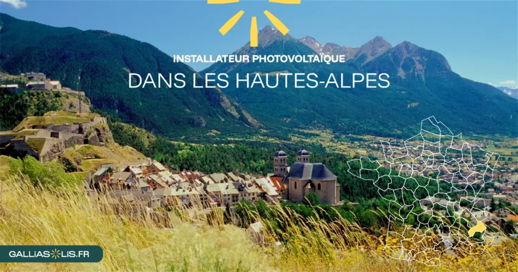 Panneaux solaires dans les Hautes-Alpes