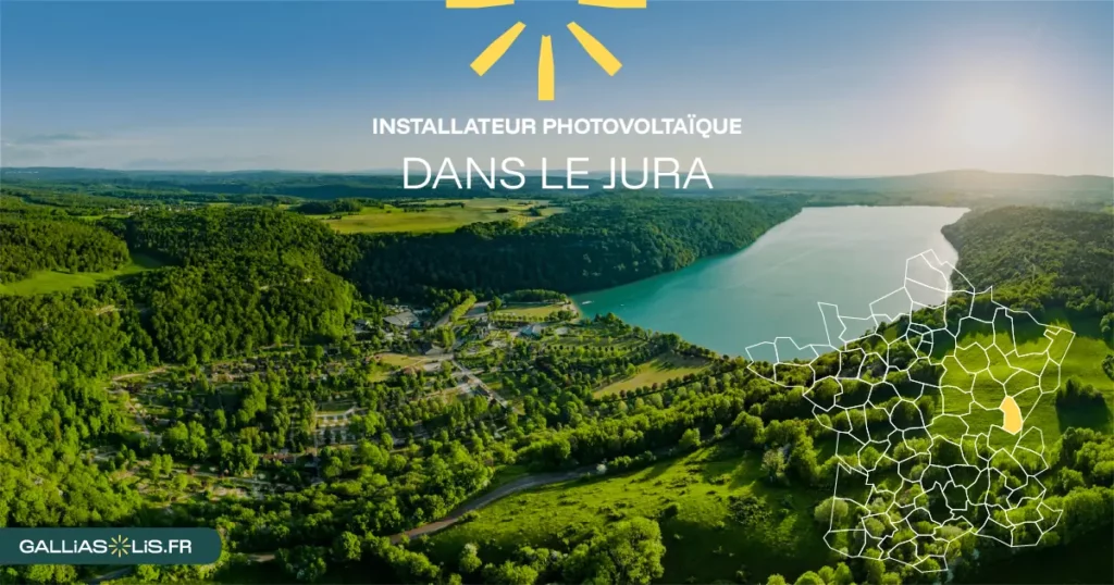 Panneaux solaires dans le Jura