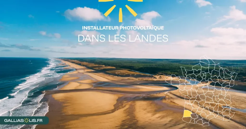 Panneaux solaires dans les Landes
