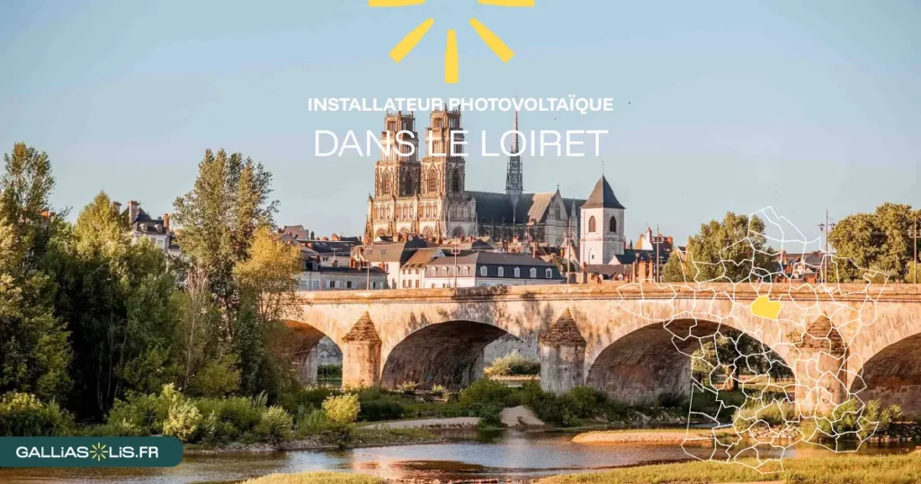 Panneaux solaires dans le Loiret
