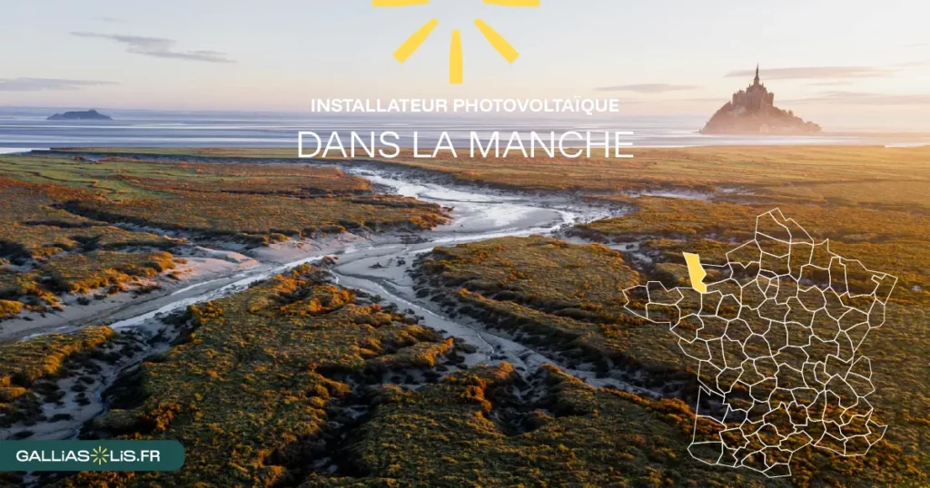 Panneaux solaires dans la Manche