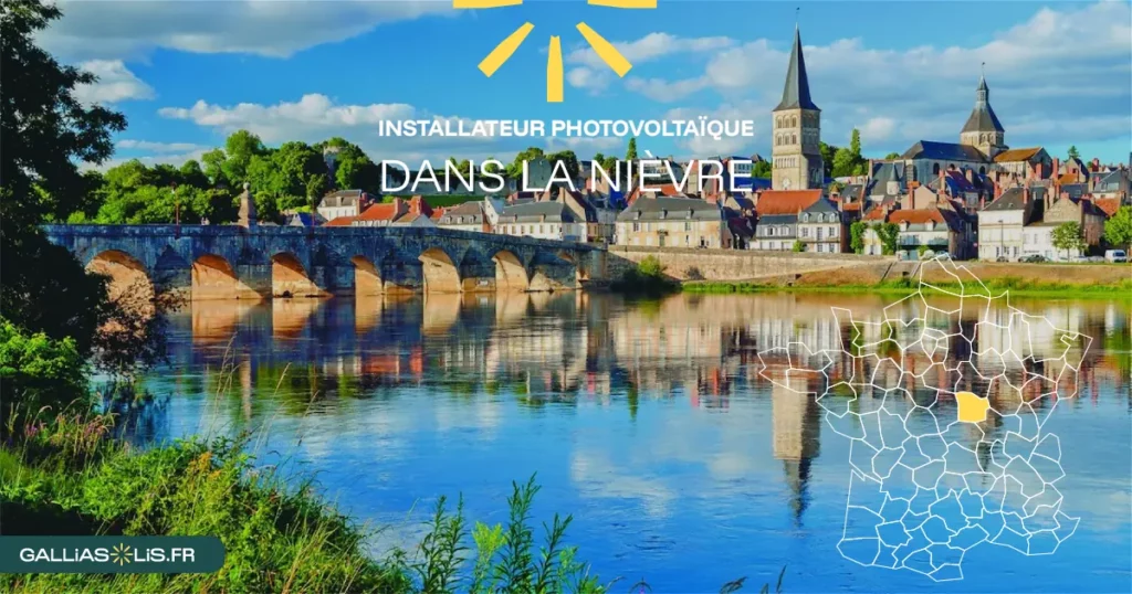 Panneaux solaires dans la Nièvre