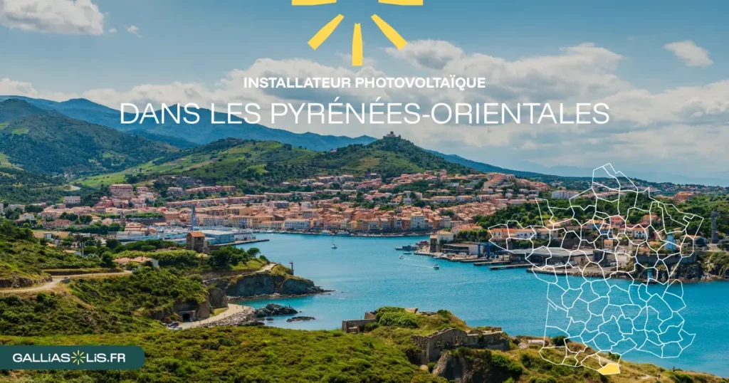 Panneaux solaires dans les Pyrénées-Orientales