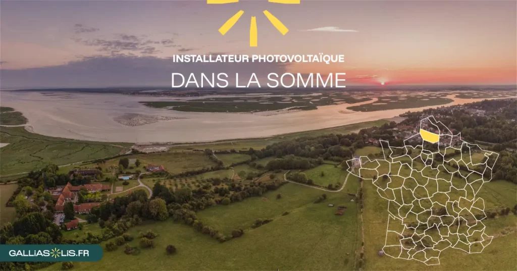 Panneaux solaires dans la Somme