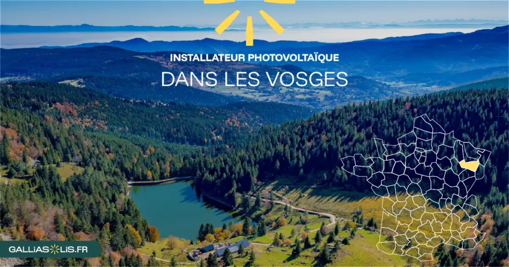 Panneaux solaires dans les Vosges